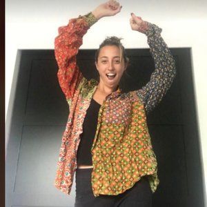 Vintage! Super Funky Button up! Get Groovy!